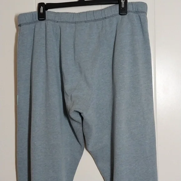Victoria’s Secret PINK Grey Love Pink  Boyfriend Sweatpants Large - Picture 8 of 11